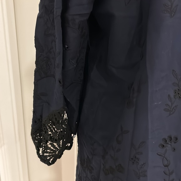 T Tahari Amanda Embroidered Dress NWOT - Picture 10 of 12